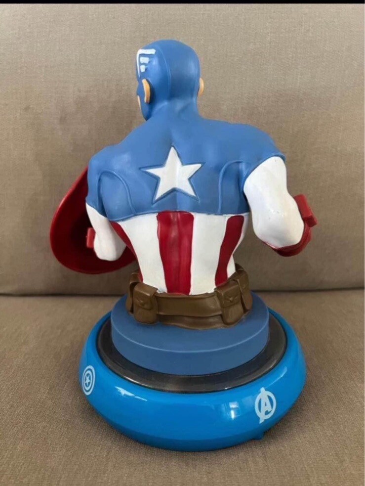 Marvel Captain America Night Light & Finger Puppet Tested Works