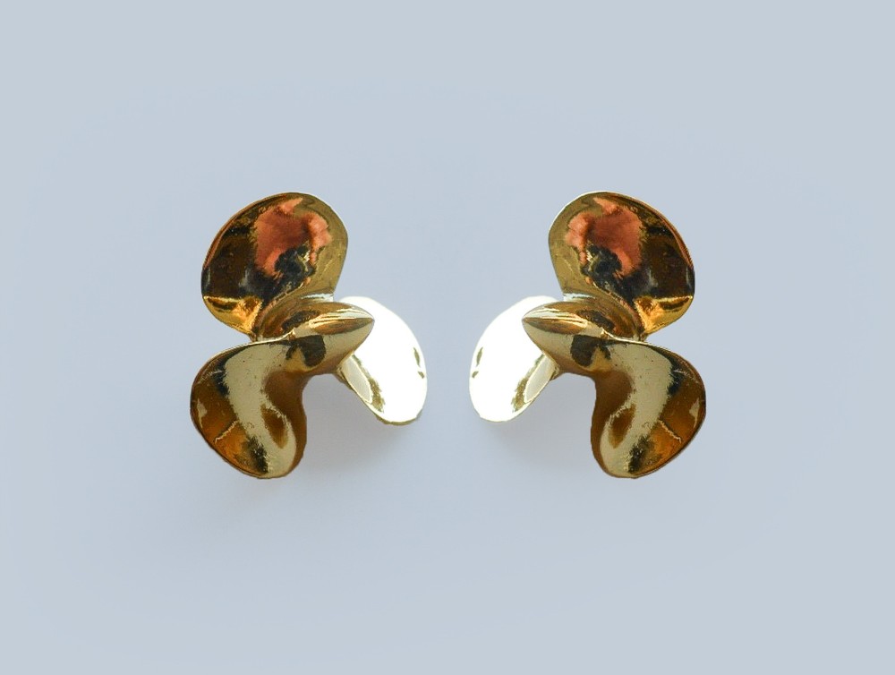 Metal Display Boat Propeller Props 32mm Diameter - 1 pair