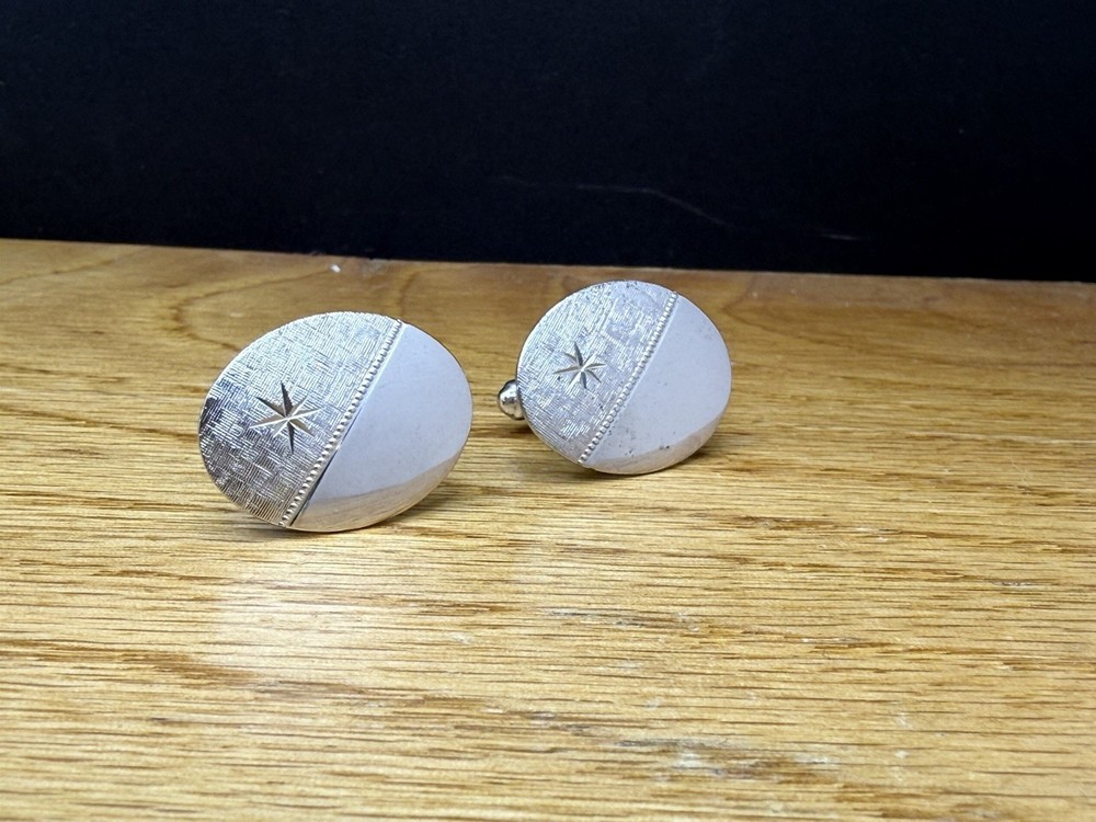 Vintage JML Sterling Silver Men's Cufflinks