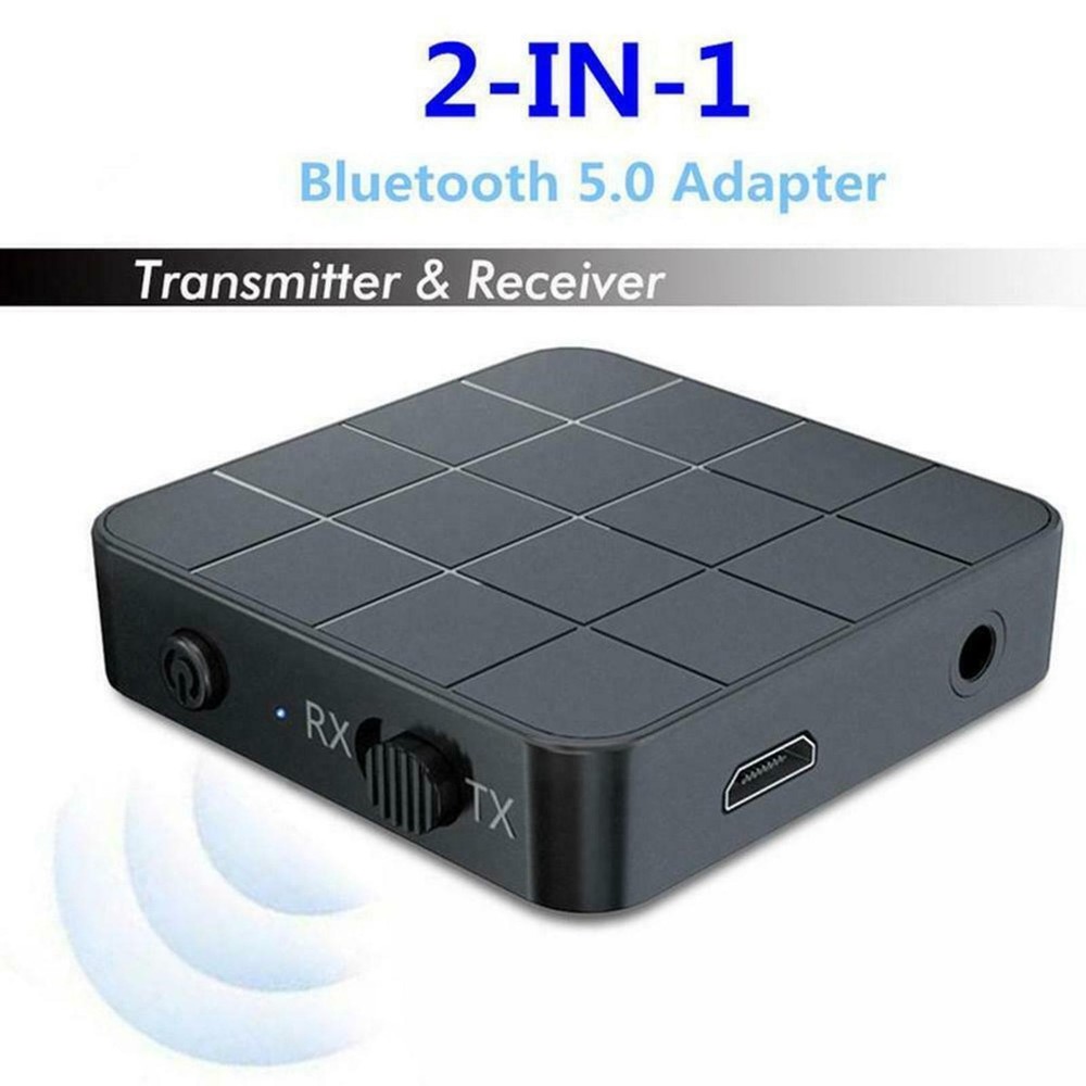 Mini Dual Mode Bluetooth 5.0 Transmitter&Receiver Adapter With 3.5mm Audio Cable