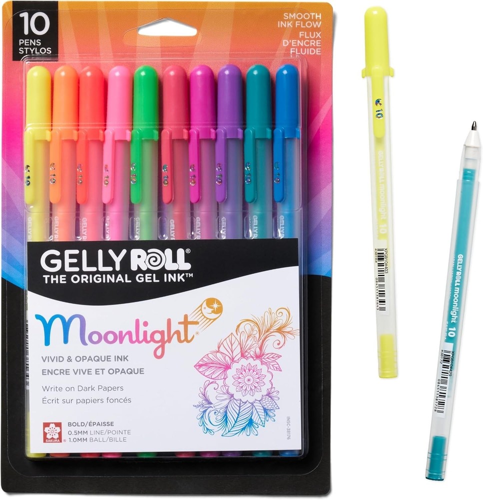 lly Roll Moonlight l Pen Set, Bold Tip, Opaque Colors