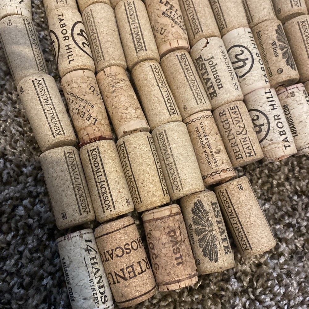 105 Wine Corks Lot Used Crafts