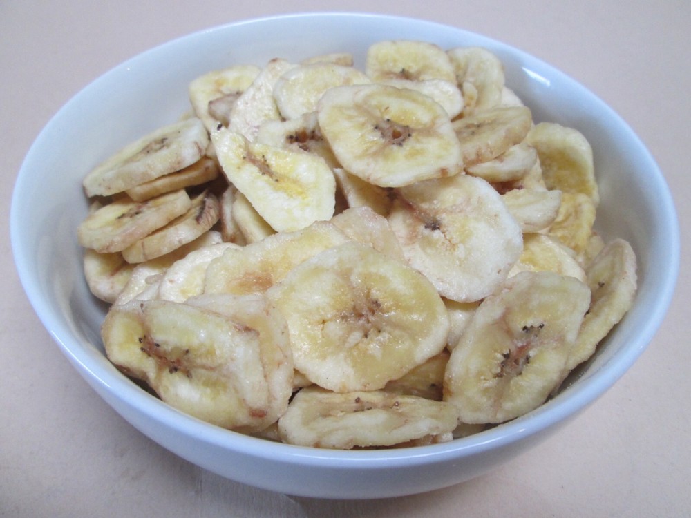 Plantain Chips, Roasted & Salted 2 lbs / bag-greenbulk