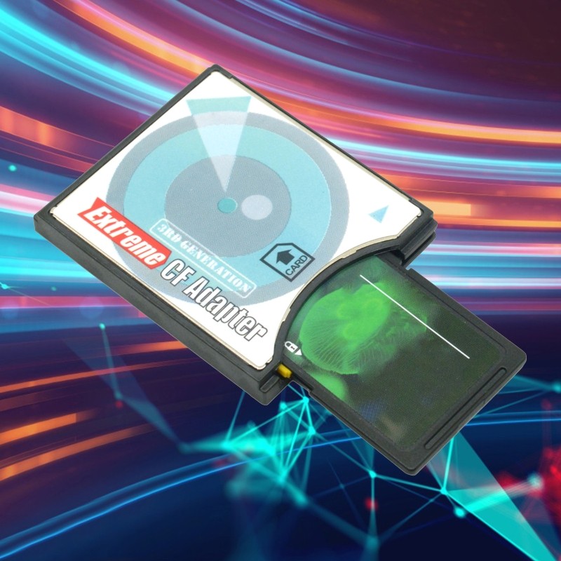 Memory Card Adapter SDXC to High-Speed Extreme Compact Flash CF Type