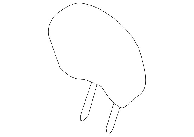 Genuine GM Headrest Pad 89043341