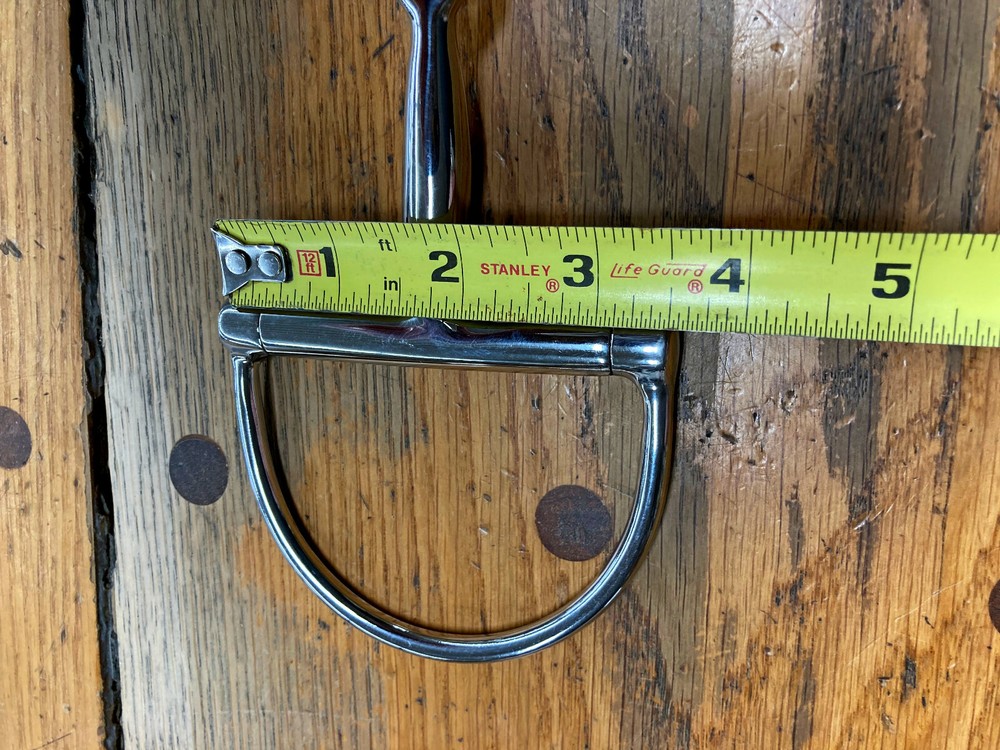 5 1/4" SMITH WORTHINGTON DEE RING SNAFFLE