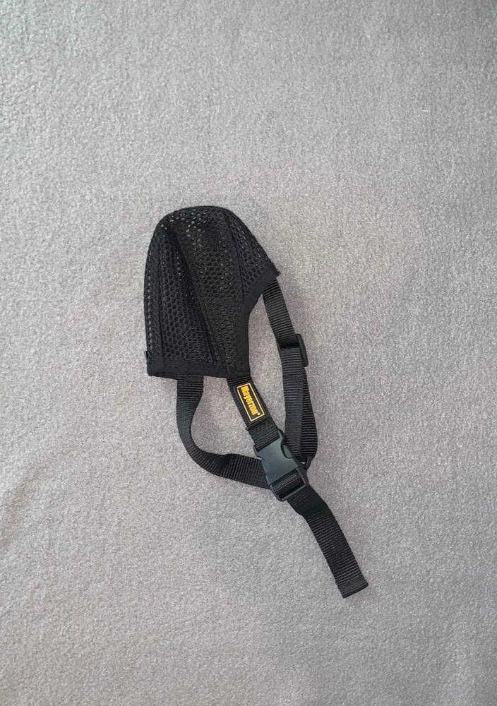 XS Dog Muzzle Mayerzon Breathable Mesh Black Adjustable (PLEASE READ)