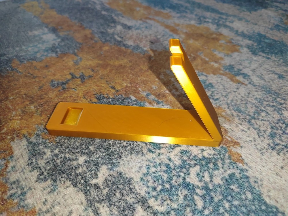 Gold Luger P08 Pistol Display Stand