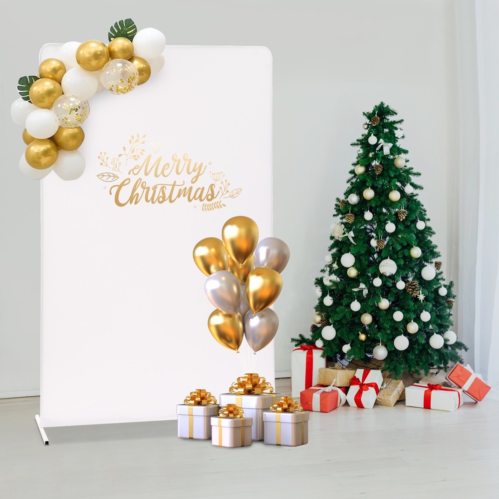 White Wedding Backdrop Stand Rectangle Backdrop Frame Backdrop Stand 1.5*0.5*2m