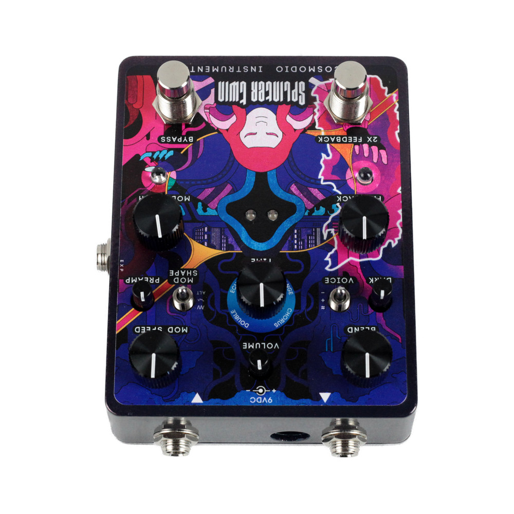 Cosmodio Splinter Twin Time Modulation Workstation Delay Pedal