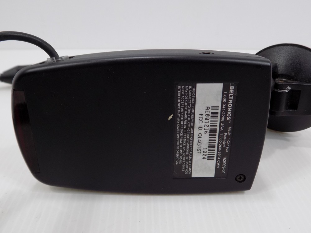 Beltronics Vector 995 Radar Laser Detector & Power Cord Mount WORKS