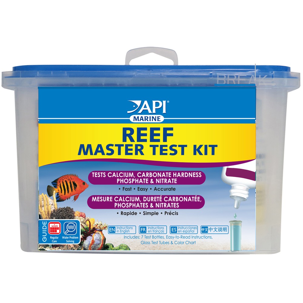 API Reef Master Test Kit Calcium KH Phosphate Nitrate Fast Easy Accurate Results