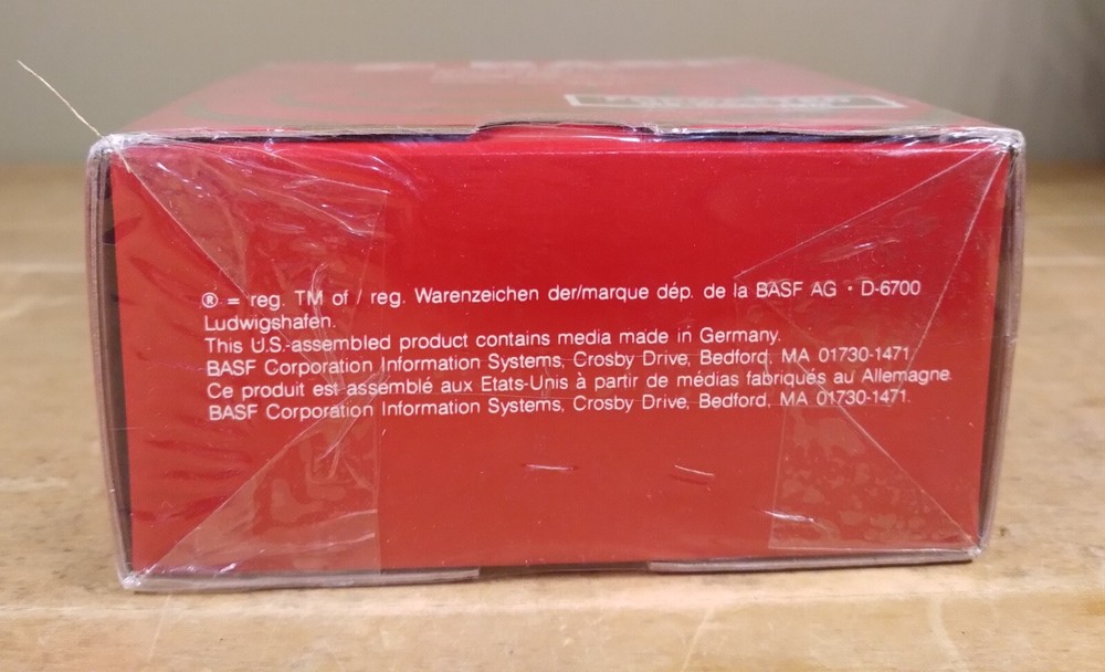 10 pack Diskettes 3.5" BASF 2HD DOS High Density Diskettes NEW