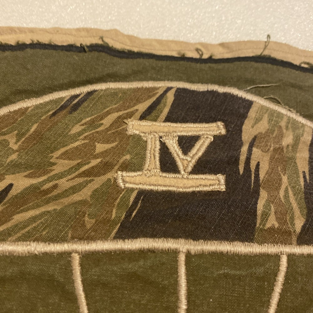 VINTAGE VIETNAM WAR EMBROIDERED BANNER