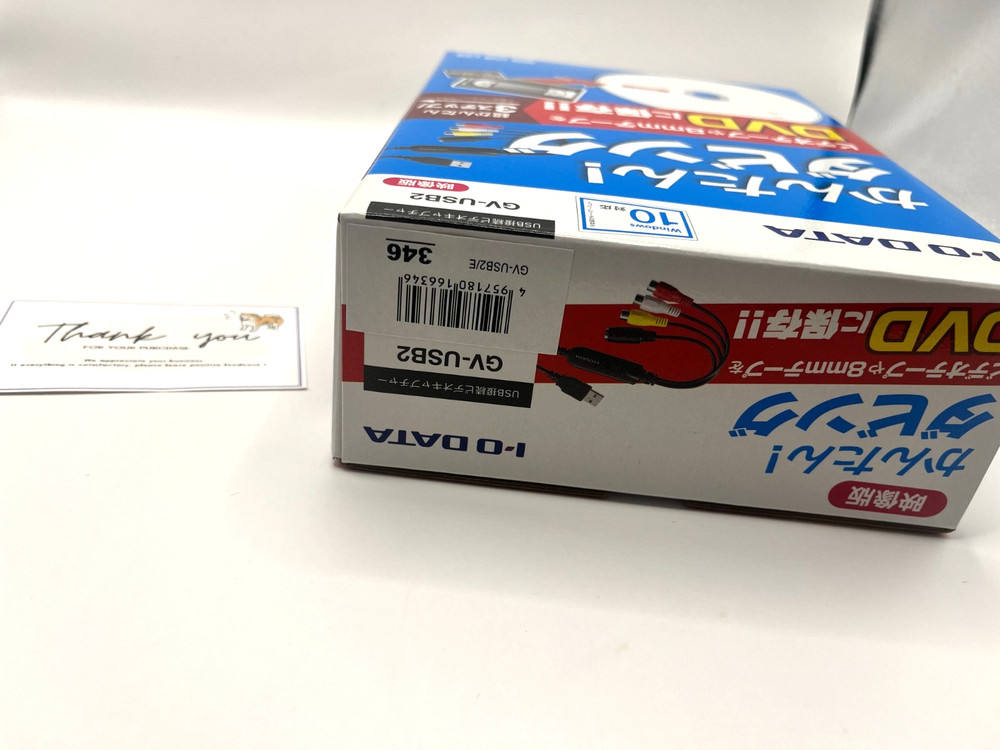 I-O Data GV-USB2 Cable Adapter USB 2.0 RCA, S-Video Express Delivery
