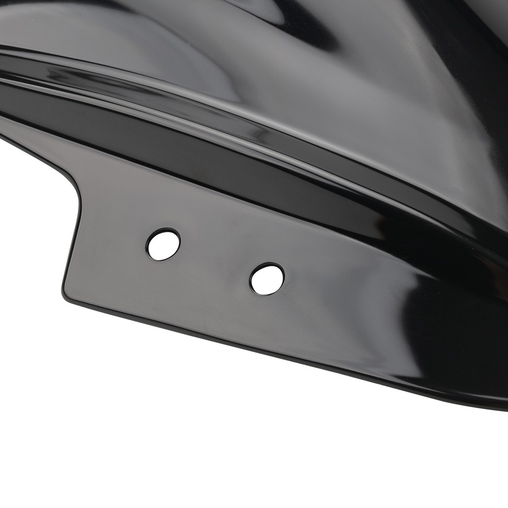 Black Double Bubble ABS Windscreen Windshield For Kawasaki Ninja 300 2013-2018