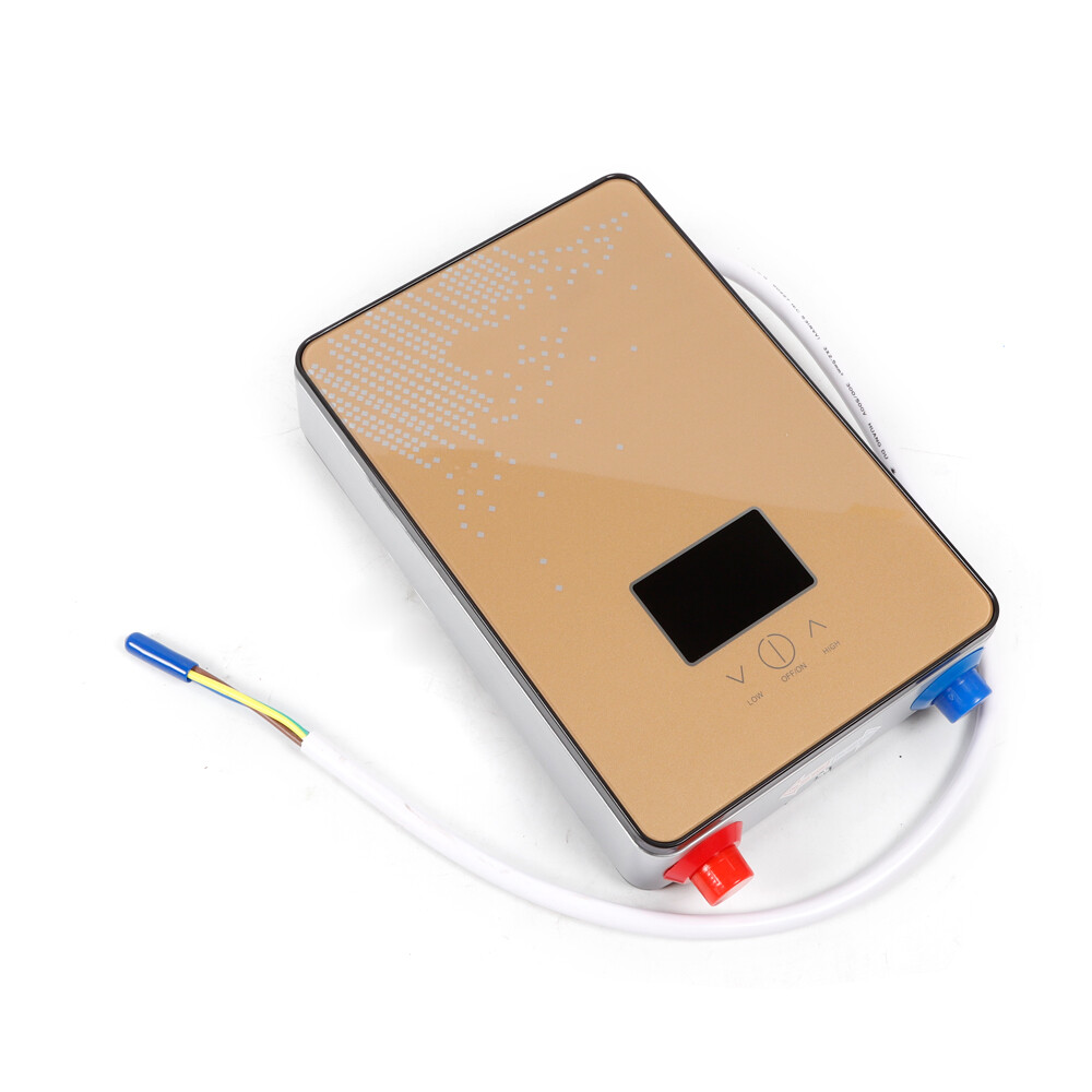 110V 4500W Instant Electric Tankless Hot Water Heater On Demand Whole House Neu