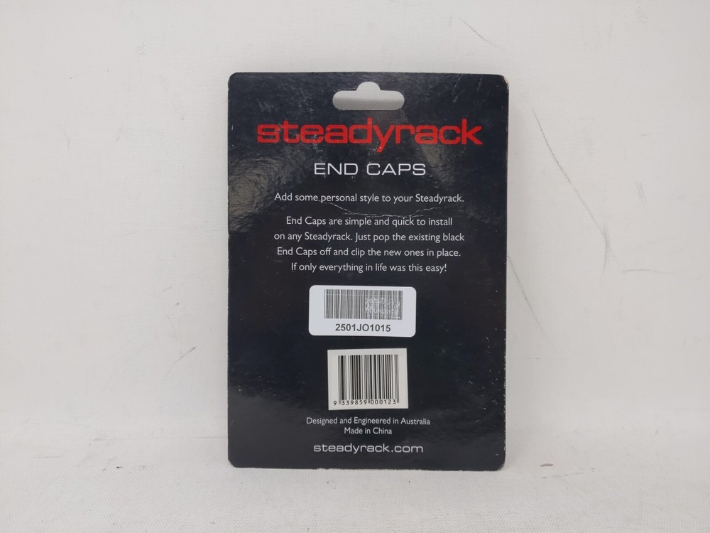 Steadyrack End Caps - Red - 2-Pack - New - In Box
