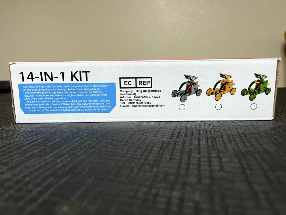 Creative 14-in-1 Solar Robot Kit for Kids - Gift for STEM Learning
