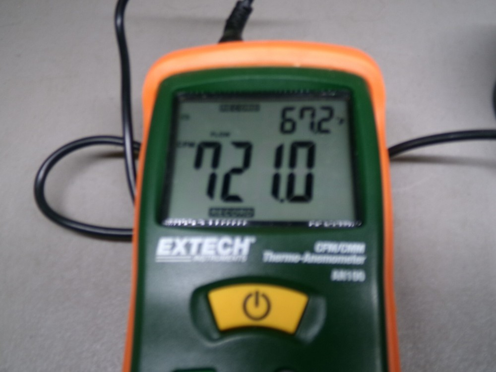 EXTECH INSTRUMENTS AN100 CFM/CMM THERMO-ANEMOMETER