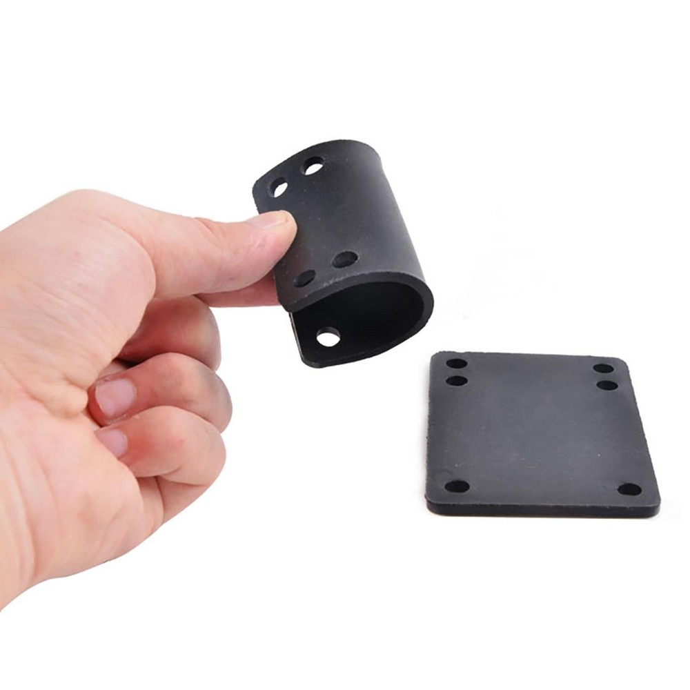 Black 3mm Soft Skateboard Riser Shock Pads Longboard Shock Pads 2pcs/Set