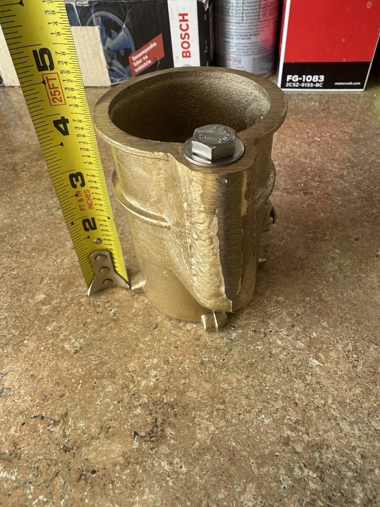 4" BRONZE ANCHOR SOCKET FOR SWIMMING POOL LADDERS & HANDRAILS (2.5”O.D.)