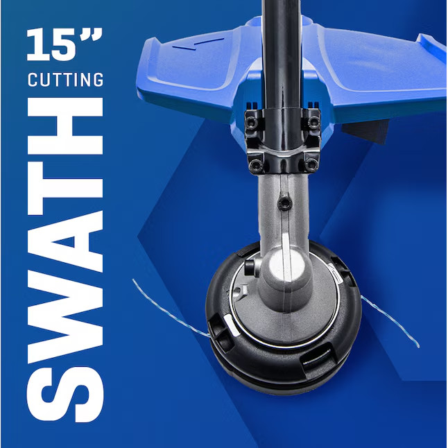 KOBALT 24V 15" Split Shaft Battery String Trimmer Attachment Capable 4.0 Ah