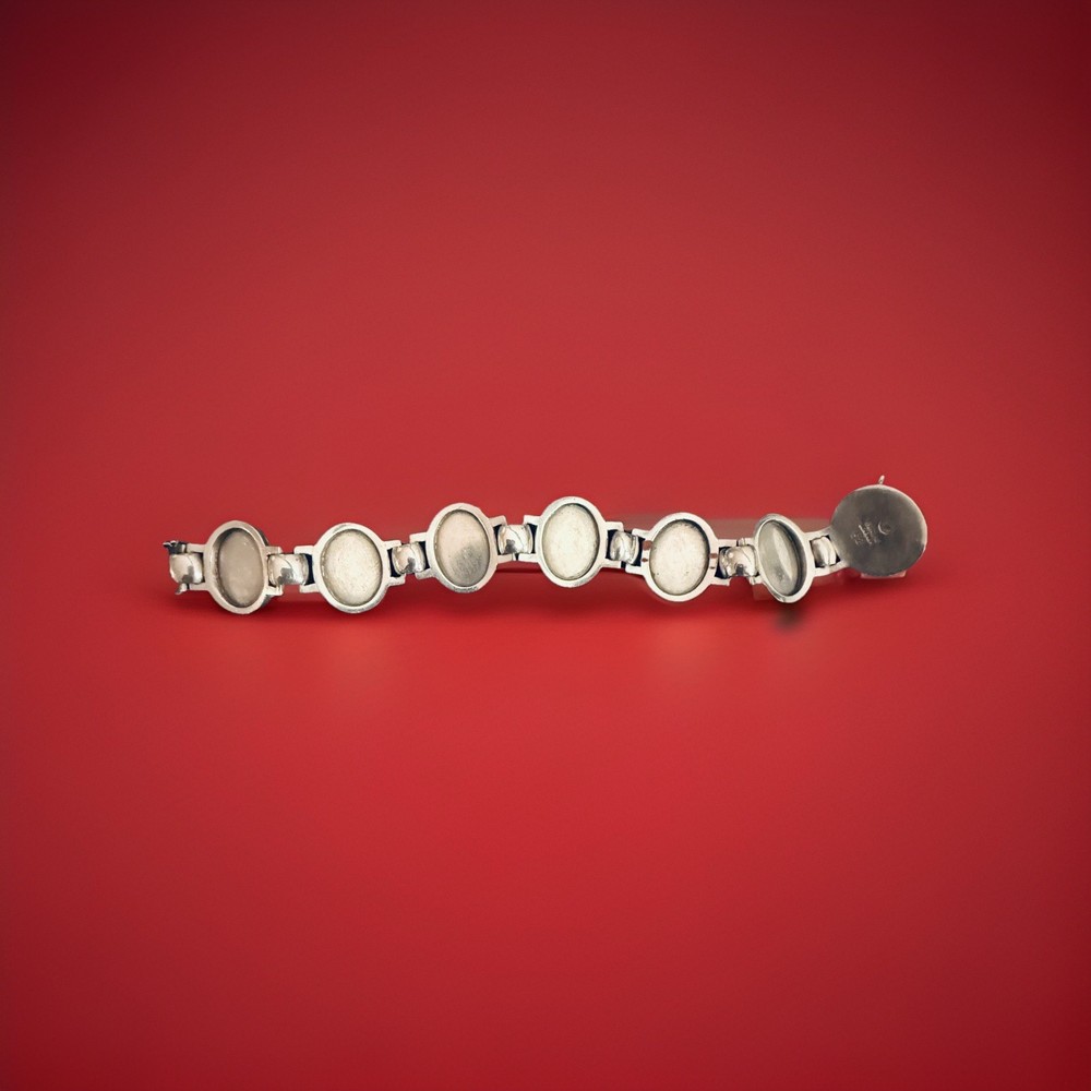 Georg Jensen Sterling Silver bracelet No. 52 Agate
