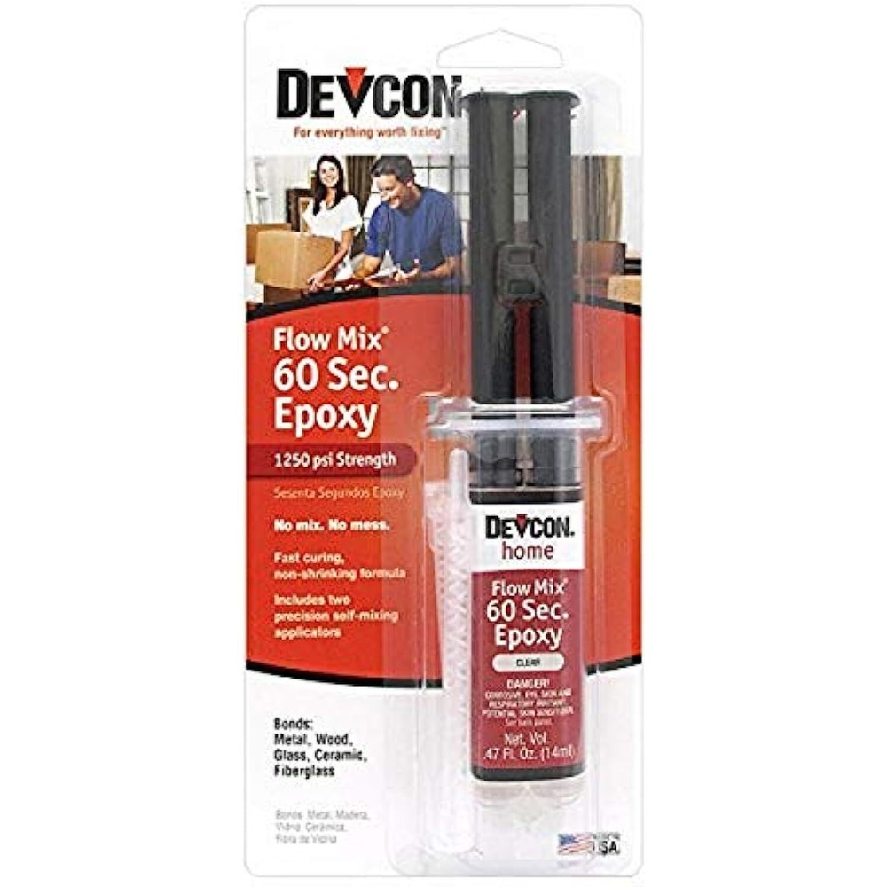 Devcon 21445 Flow-Mix 60-Second Epoxy - 14 ml