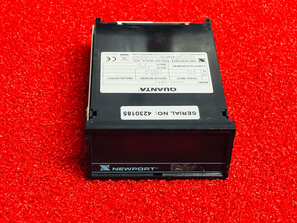 Newport Quanta Q2000-MDF1 Digital Panel Meter Instrument