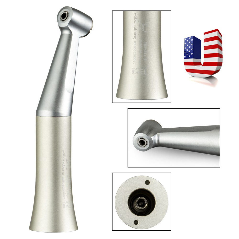 Dental Slow Low Speed Contra Angle Push Button Handpiece 1:1 XLL