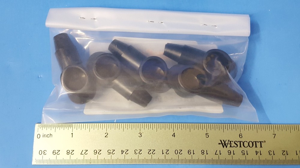 5 pcs- Quick Cable 5741-005B, Black Battery Tab Insulator Terminal Protectors