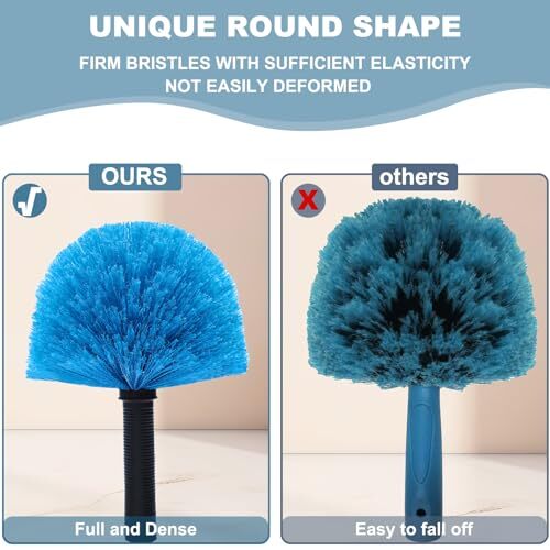 Twist-On Cobweb Duster Head Brush // Spider Web Brush with Universal Joint for