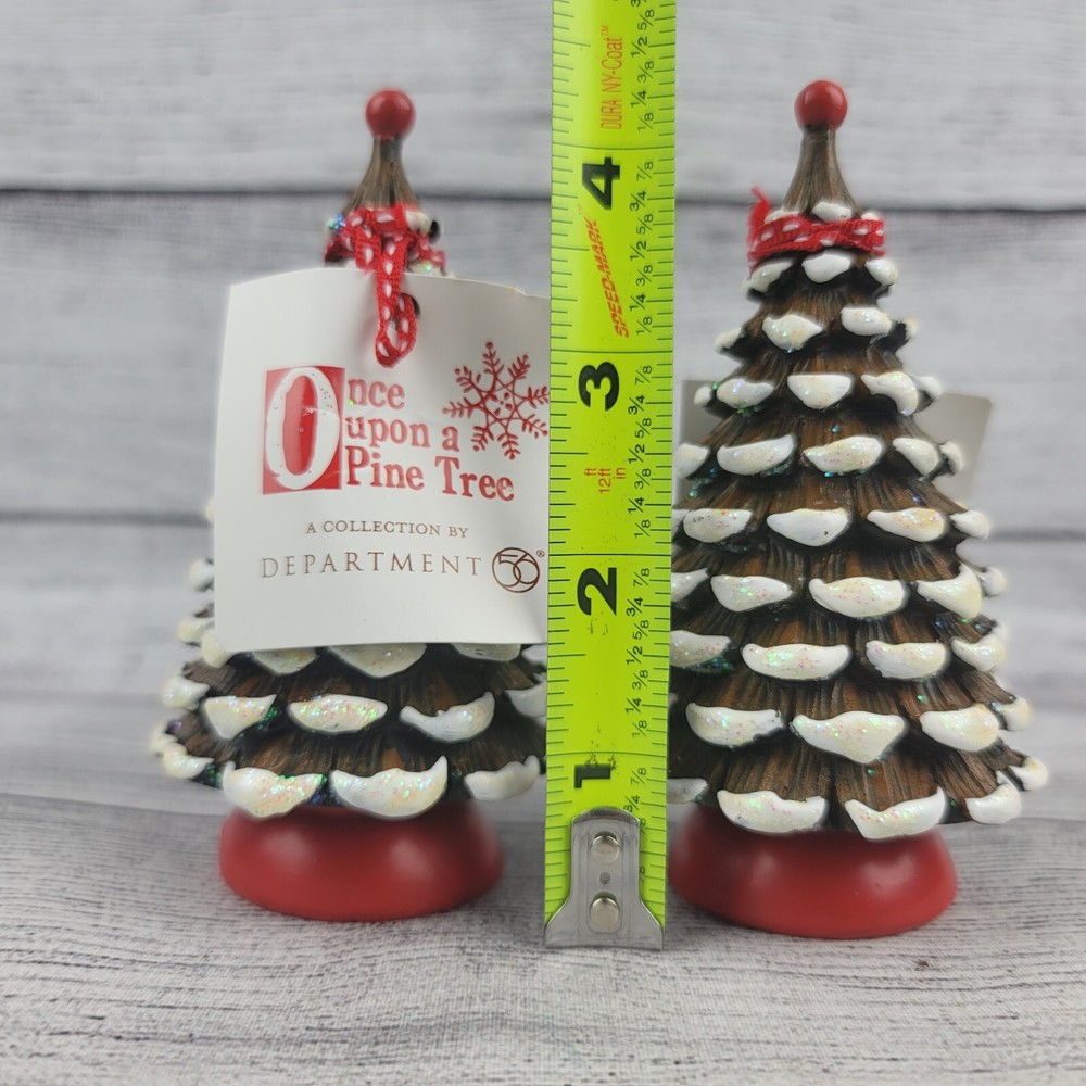 Department 56 Once Upon A Pine Tree- 2 Pine Trees 4030679