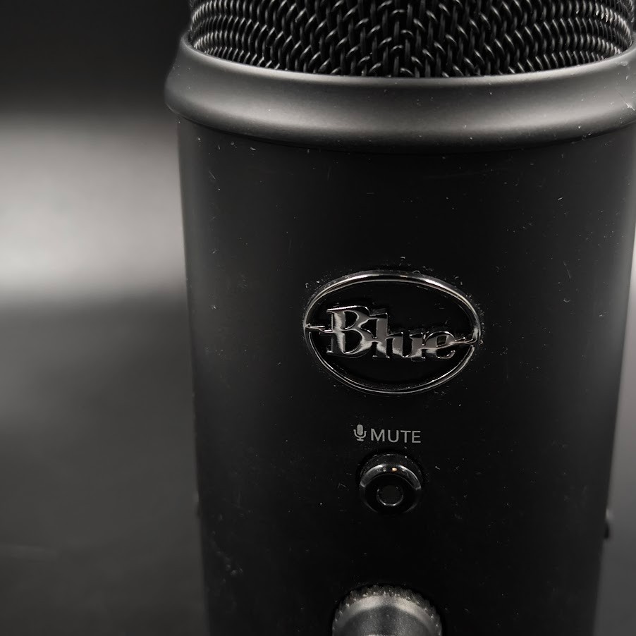 Blue Yeti Microphone Used Working Black