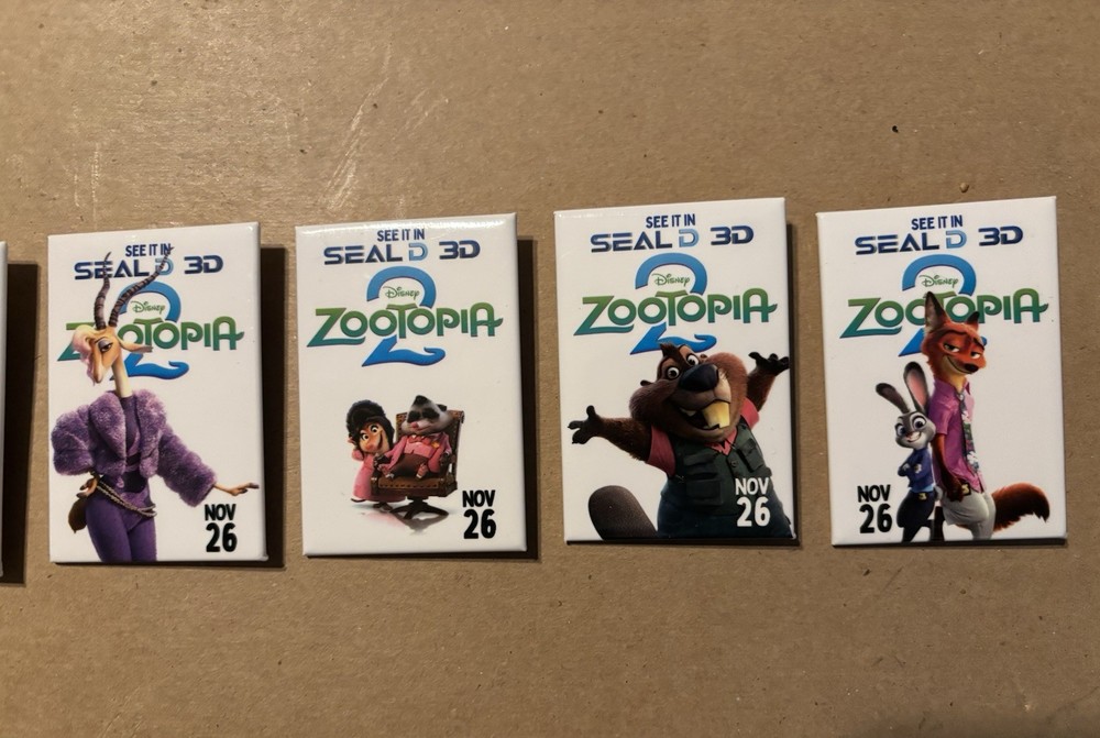 ZOOTOPIA 2 Character Pin’s - FULL SET ! RARE !
