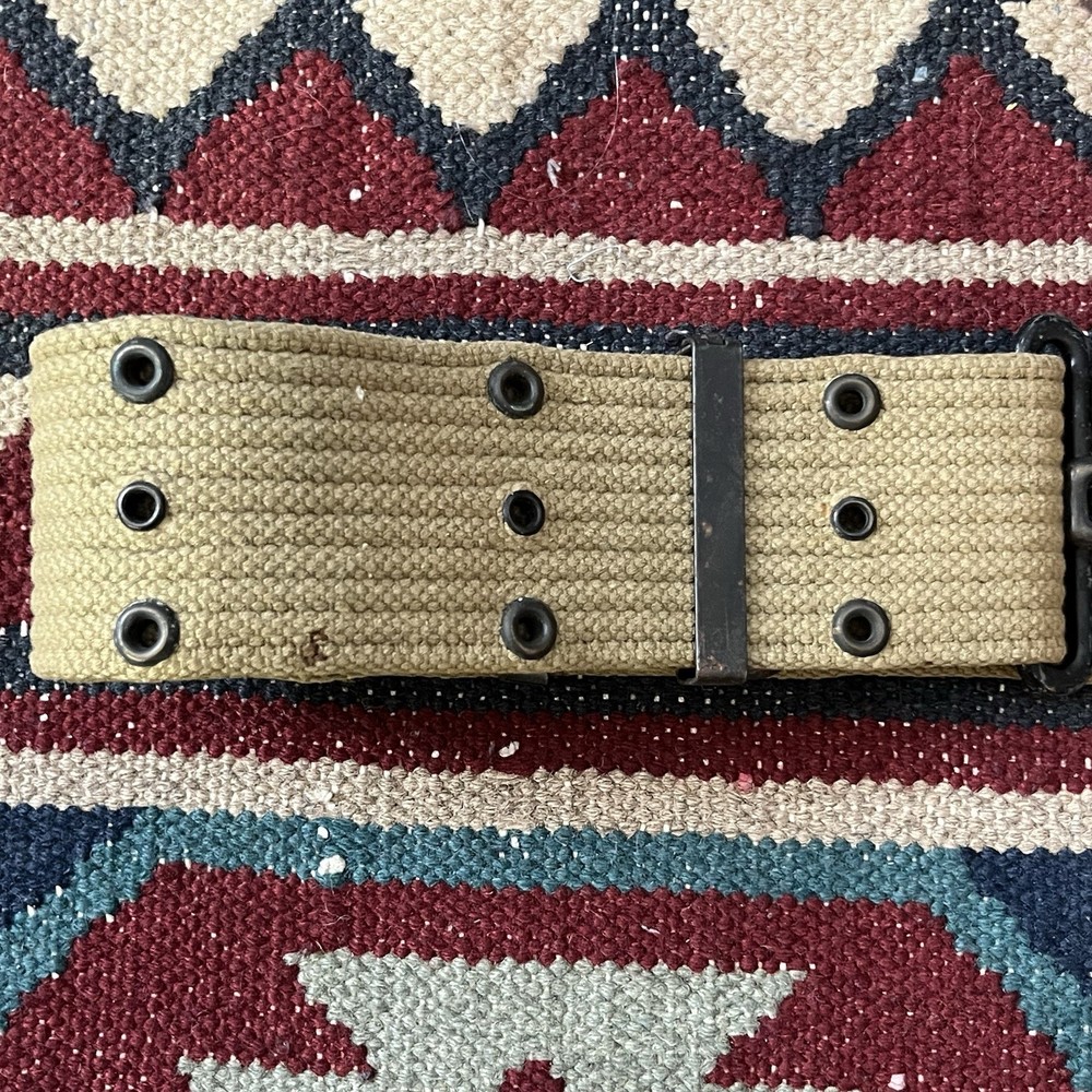 WWII U.S. Army Military Canvas Web Belt 1943