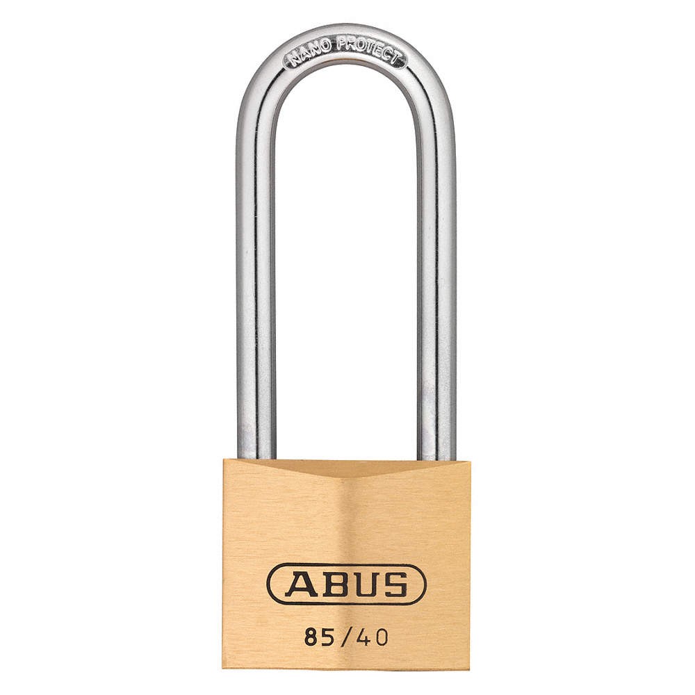 ABUS 85HB/40 MK KD Keyed Padlock, 55/64 in,Rectangle,Yellow 5UKJ5