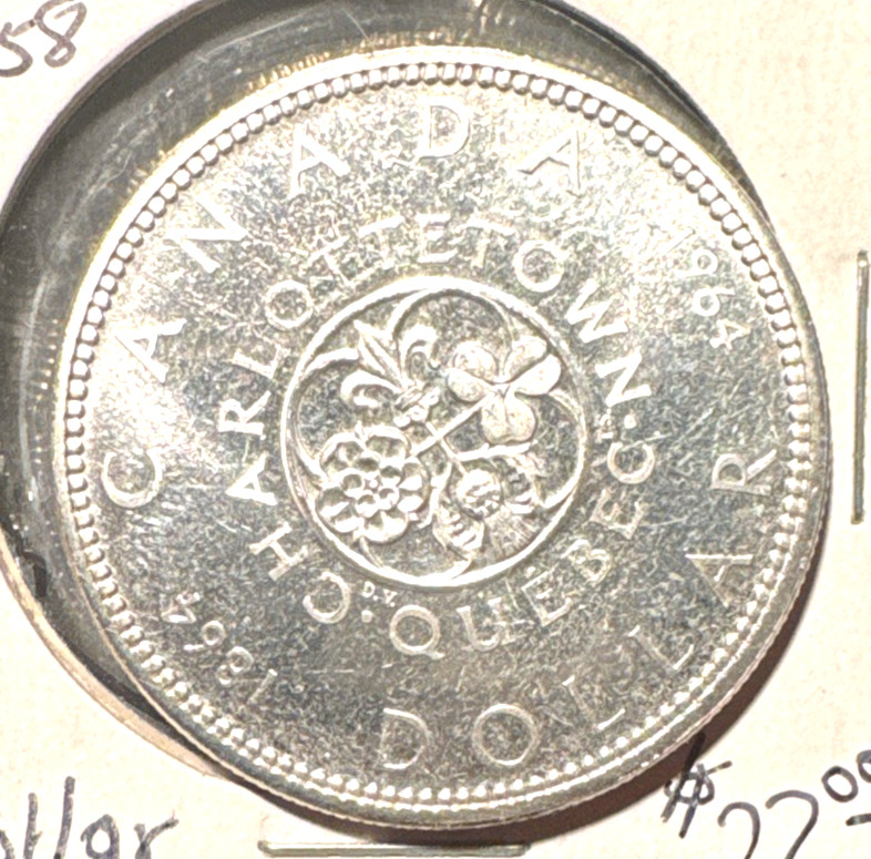 Canada 1964 dollar KM 58 BU