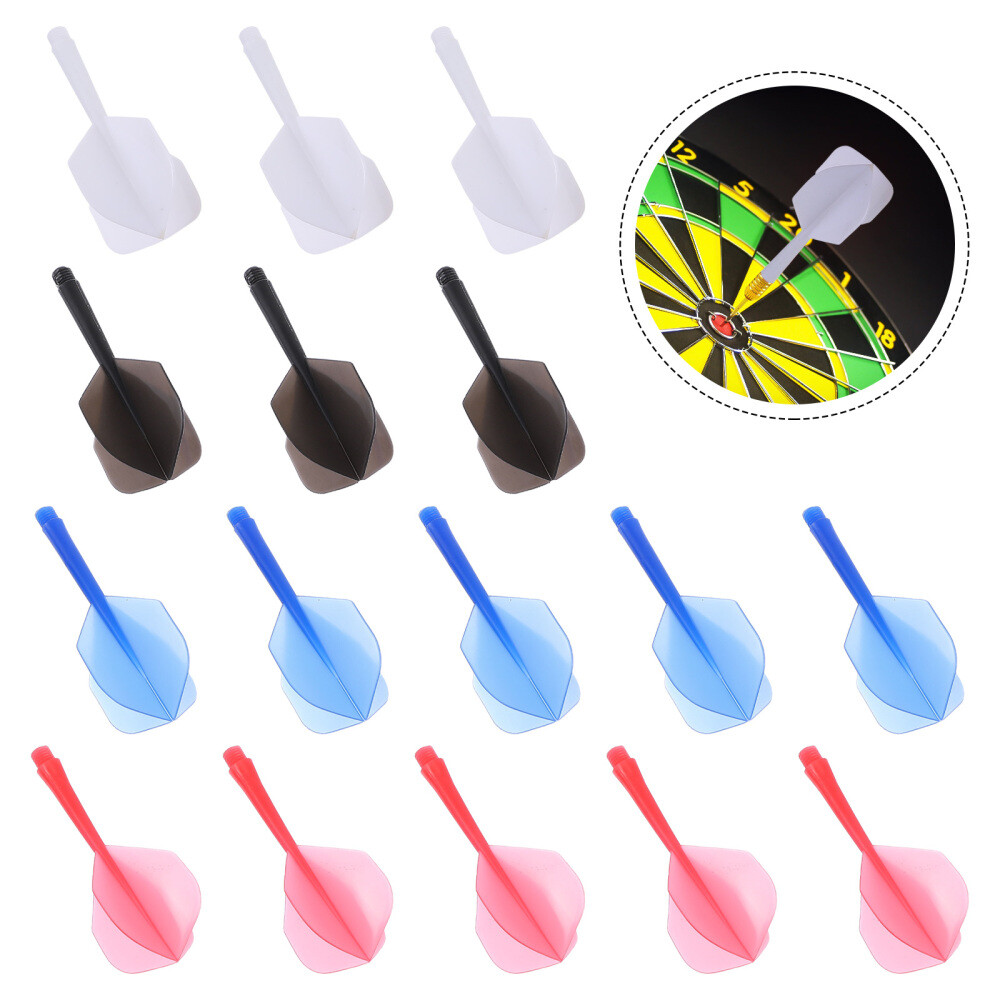 20Pcs Plastic Dart Tail Kit Shafts for Tip Accessories