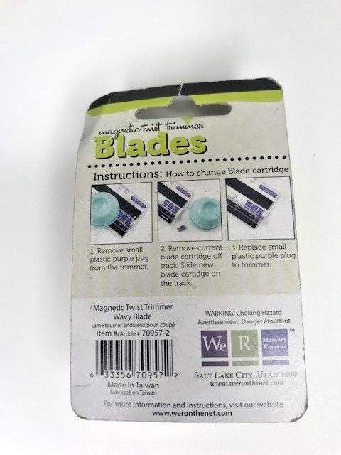 We R Memory Keepers Ultimate Crafter's Tools Blades Scoring Wavy Scallop Deckle