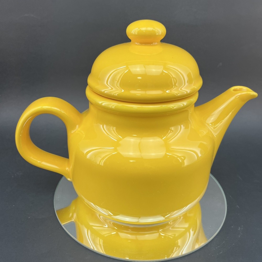 Waechtersbach Yellow Pottery Ceramic Medium Teapot Spain Tea