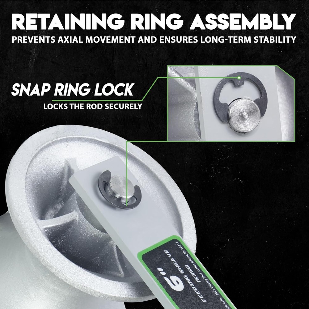 6" Diameter Hook Sheave, Cable Puller Sheave,Hook,Wire,Rope For Greenlee Pullers