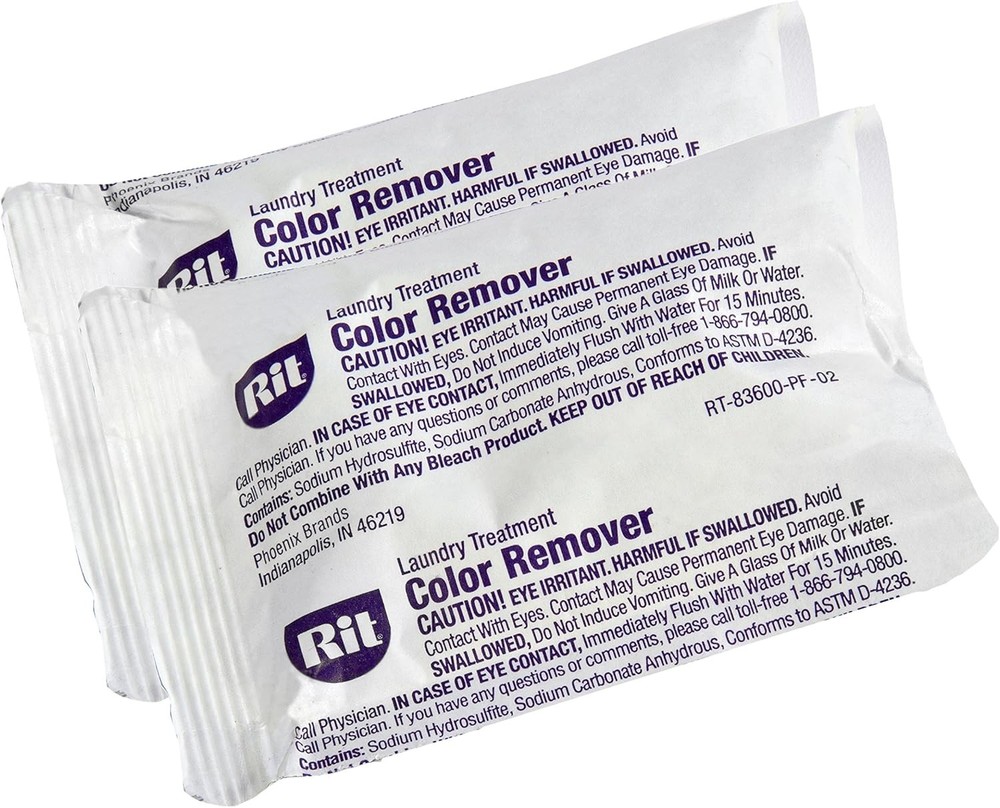 Pack of 2 Dye Laundry Treatment Color Remover