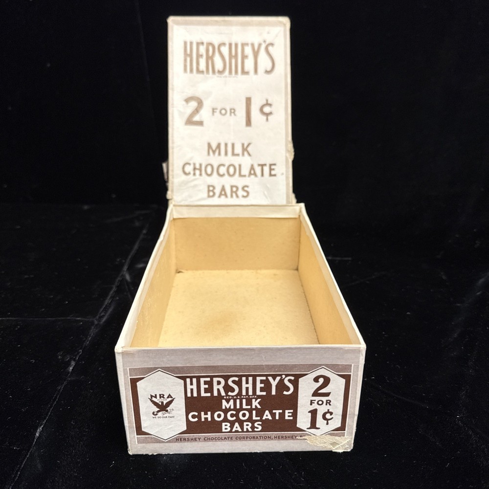 Early Rare Vintage Hershey's Chocolate Co. Display Box
