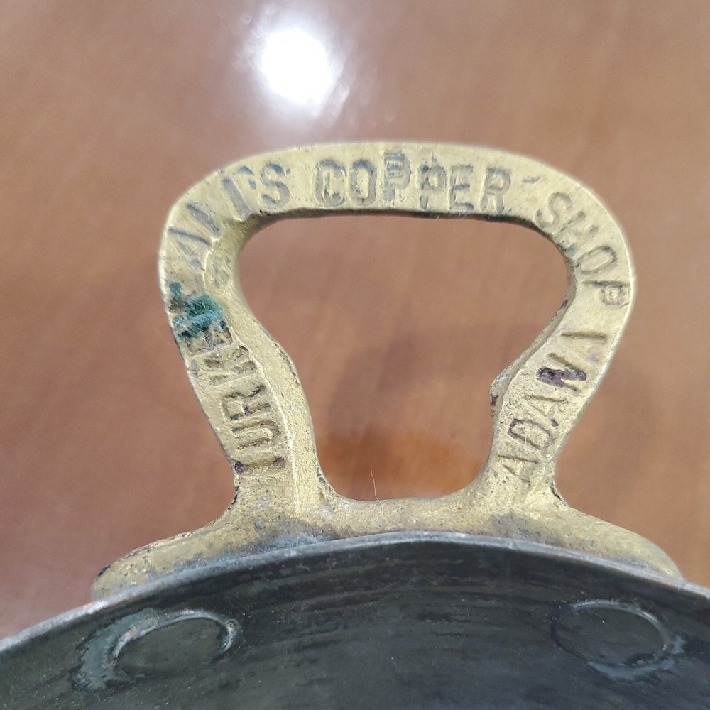 Ali's Copper Shop Turkey Heavy Hammered Copper Small Pan