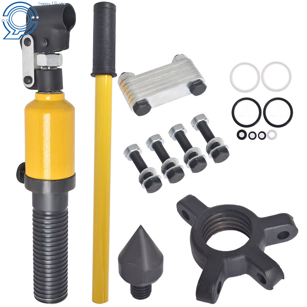 3-Jaw Hydraulic Gear Puller Set 5 Ton Wheel Bearing Pulling Separator w/Case