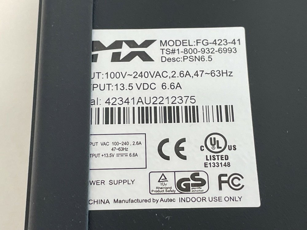 AMX FG-423-41 Netlinx Power Supply - RackMountable