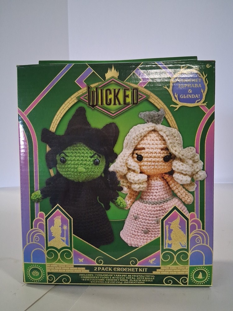 Wicked 2 pack Crochet Kit - Elphaba & Glenda