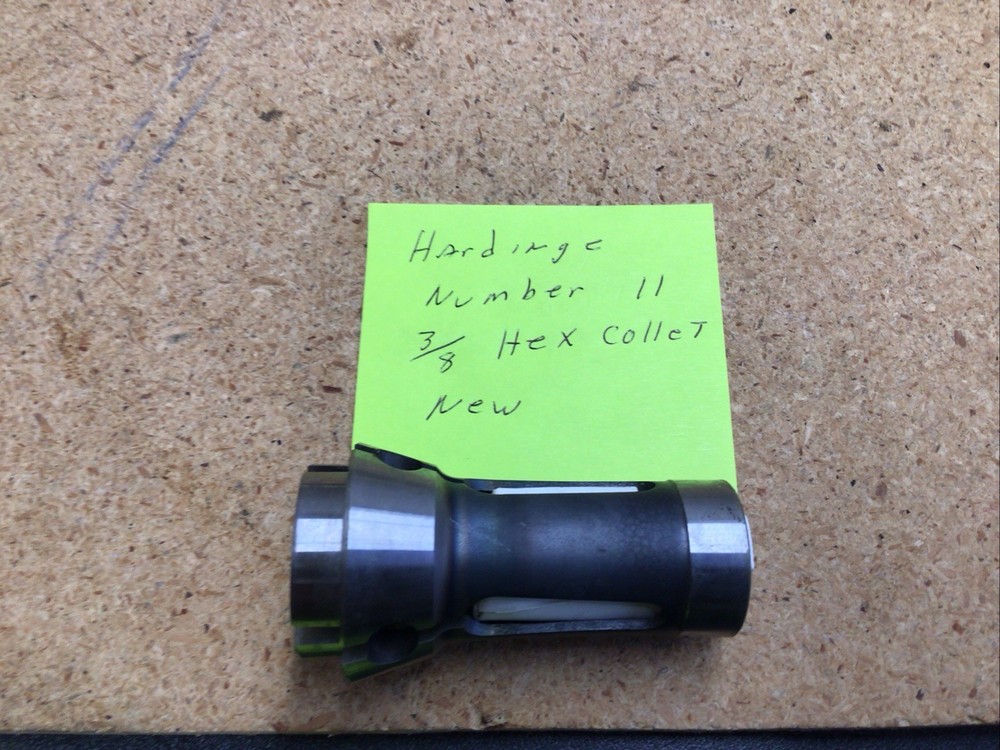 Hardinge Number 11 3/8 Hex Collet New